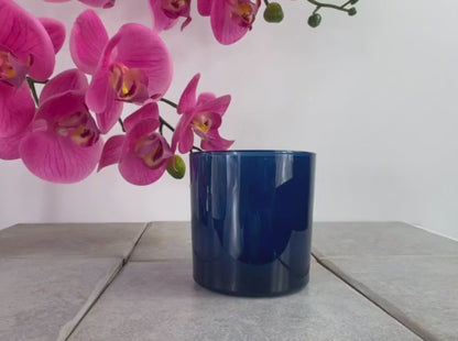 Monticiano Galaxy Blue Candle Vessel