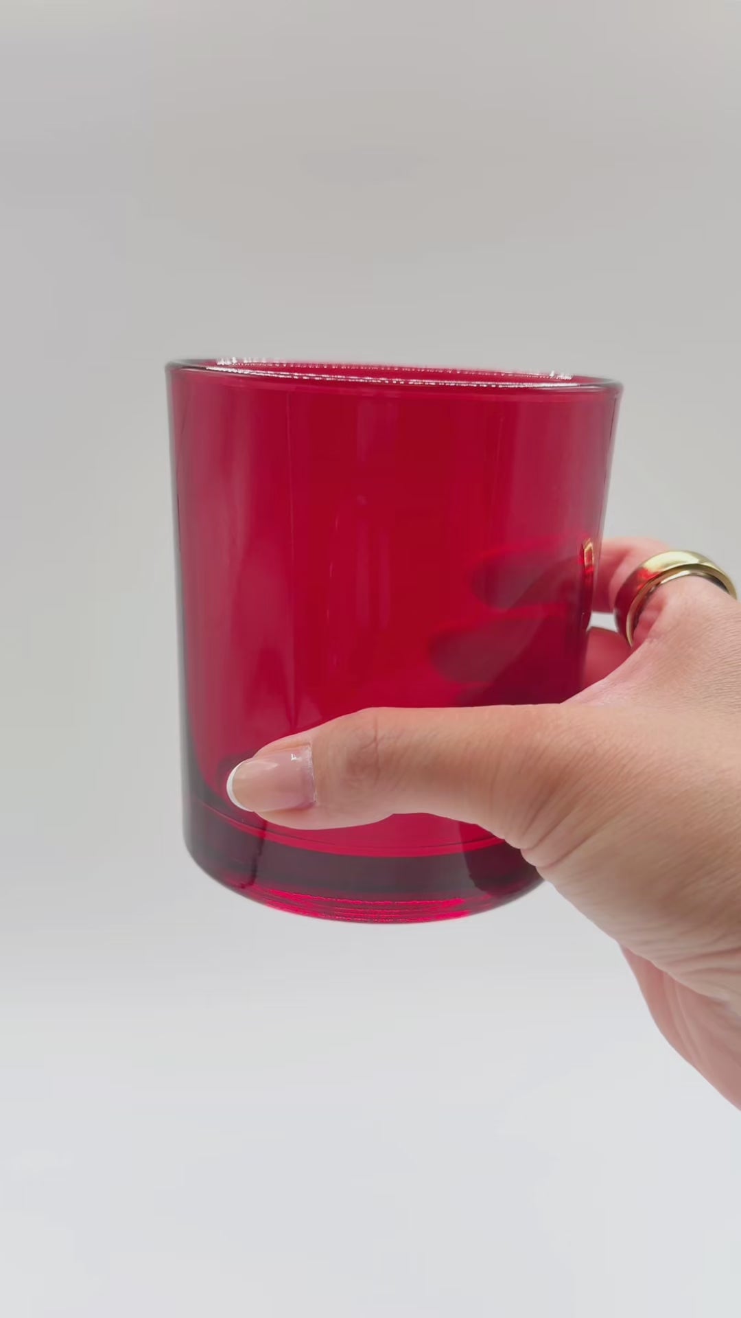 out ワインレッド❁ キャンドル Candle Making Supplies | 14 oz. Havana Passion Red Candle Jar
