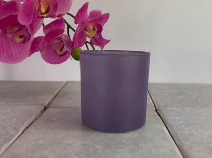 Monticiano Frosted Lavender Candle Vessel