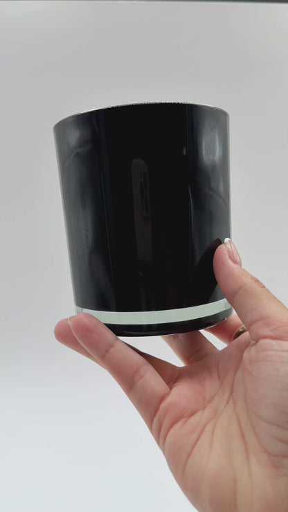 Havana black candle jars