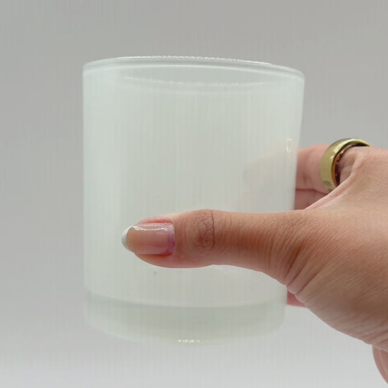 crystal white candle jar havana