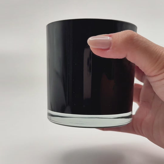 black candle jars