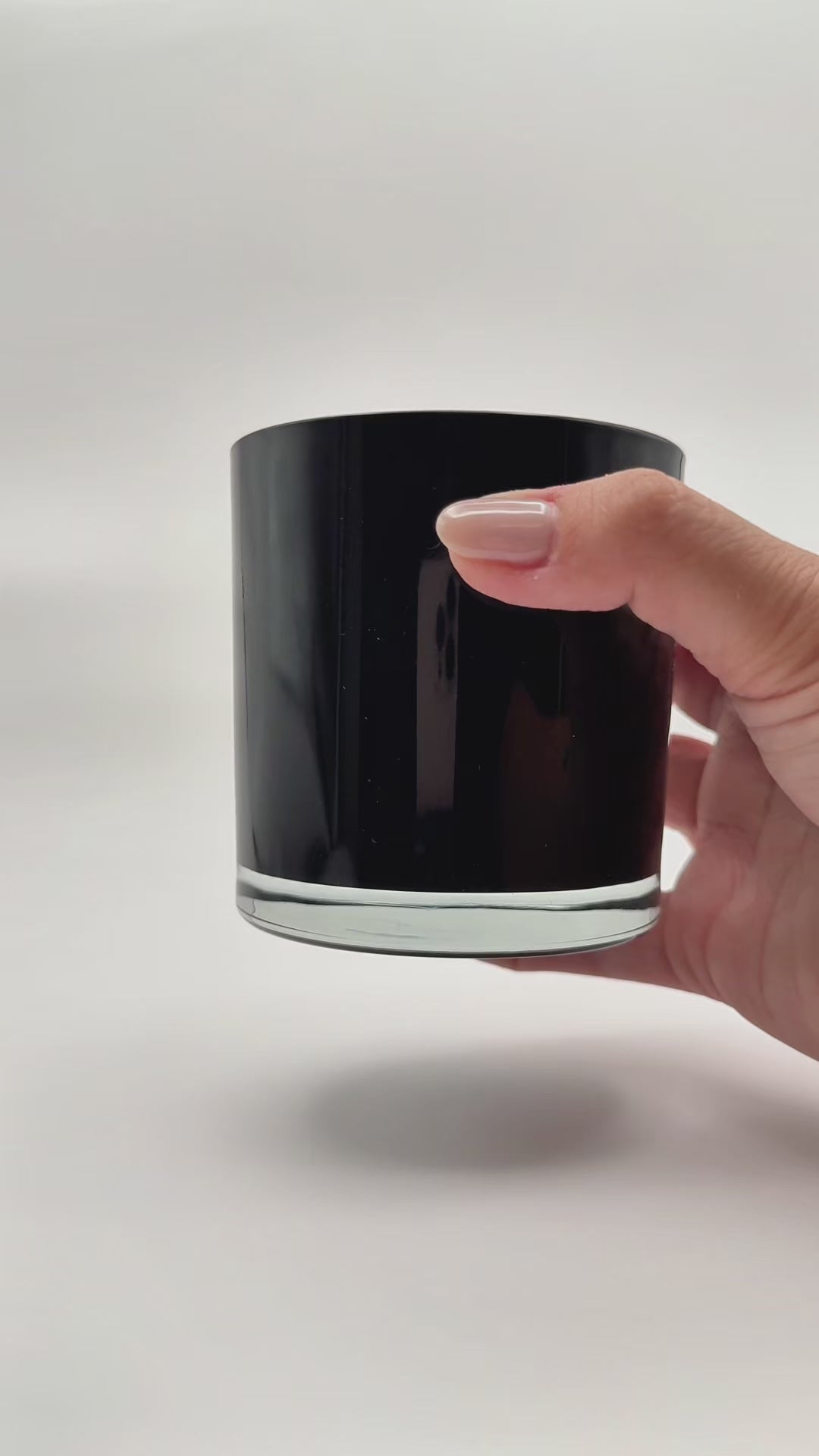 black candle jars