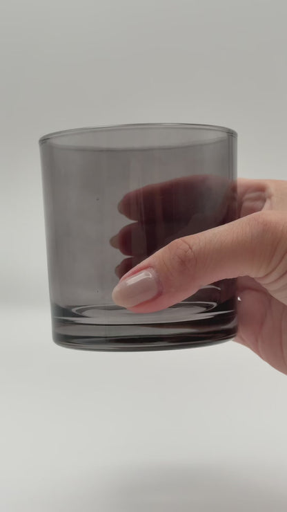 Charcoal Black Candle Vessel