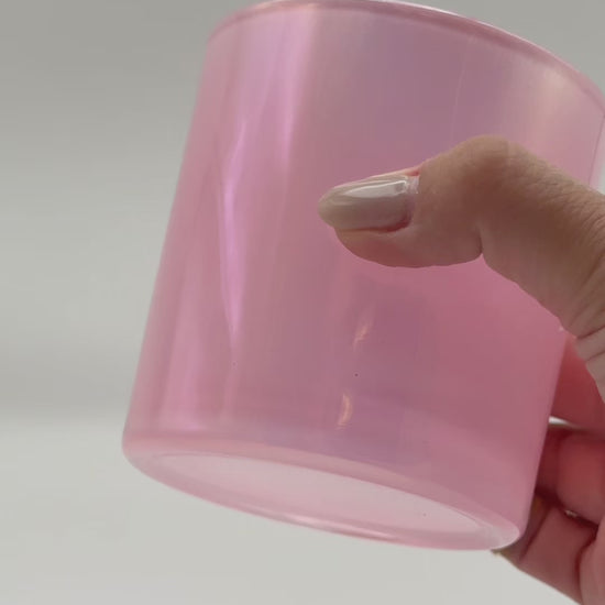 pink candle vessel