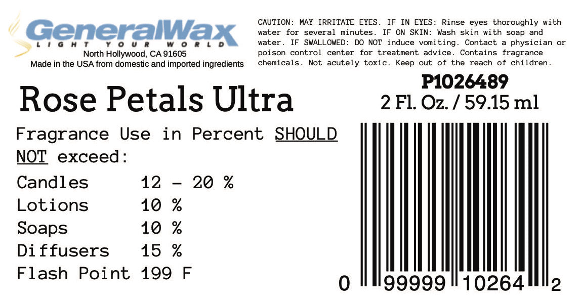 ROSE PETALS – Ultra Candle Making Fragrance 2oz (Spec Label)