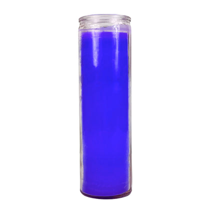 Tall Colored Glass Container Candles