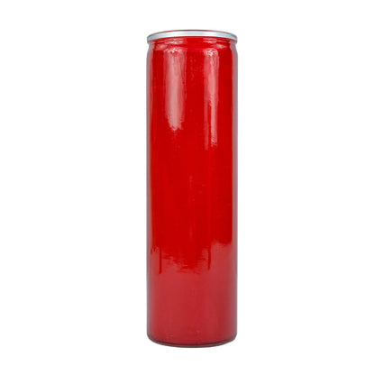 Tall Colored Glass Container Candles