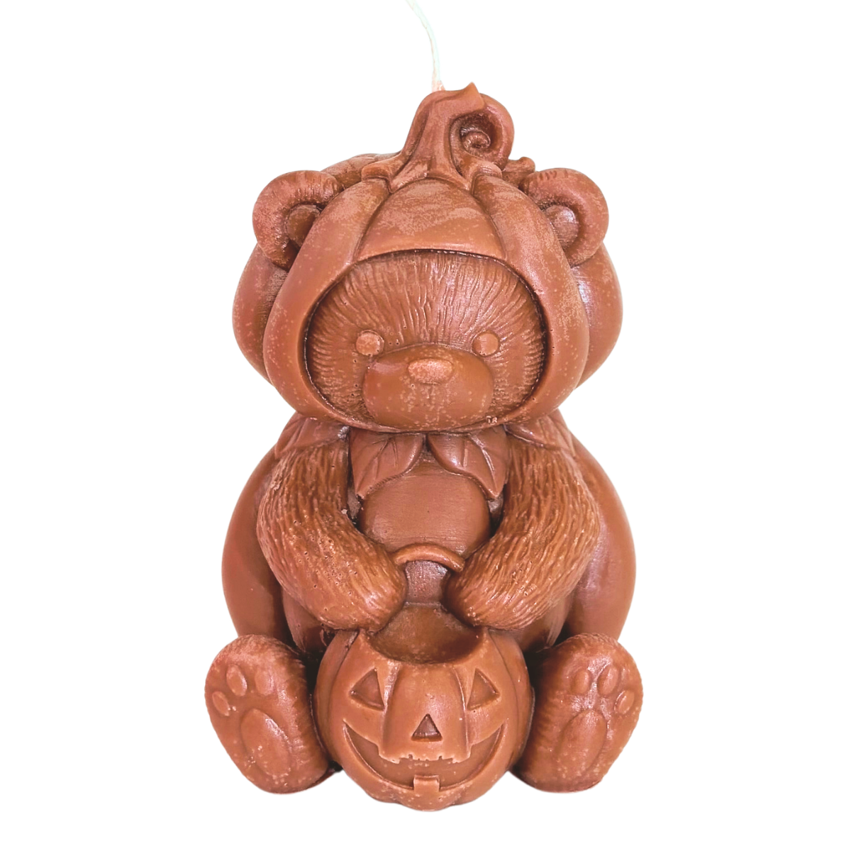 Trick Or Treat Pumpkin Bear Silicone Candle Mold for Holidays